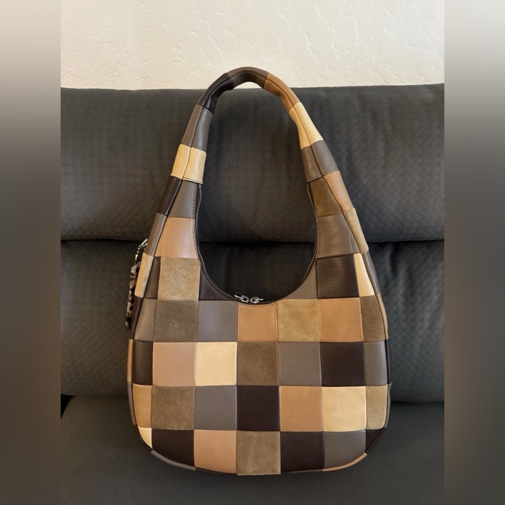 Coachtopia Multicolor Patchwork crescent Bag - image 4